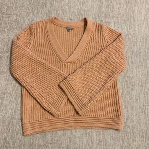 Charlotte Russe Knit Peach Oversized Sweater XS